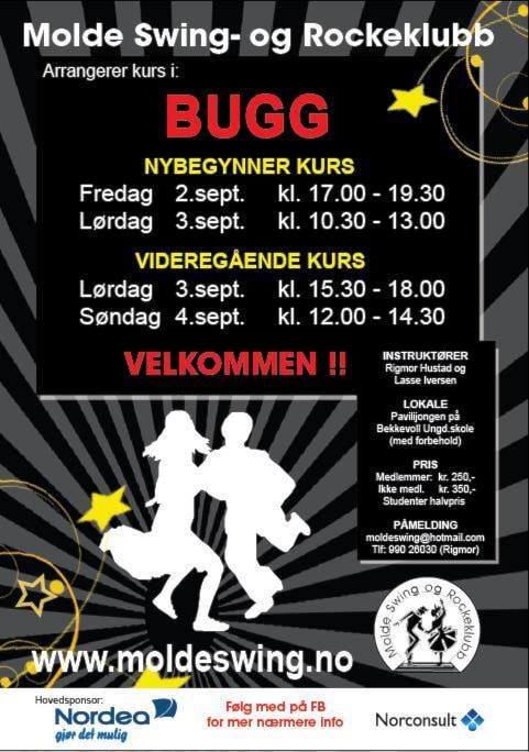 Dansekurs i Swing Bugg - nybeg.
